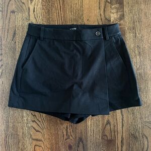 J. Crew Black Skort